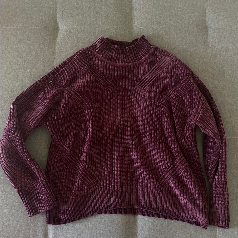 Calvin Klein Deep Purple Knit Sweater